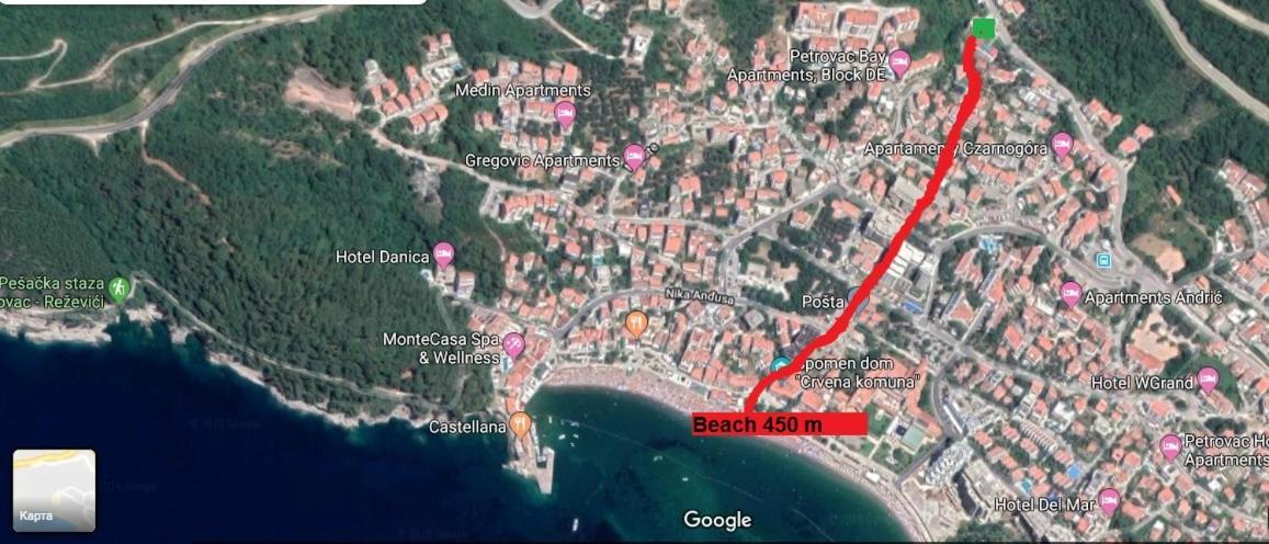 Apartment Green House Petrovac Dış mekan fotoğraf
